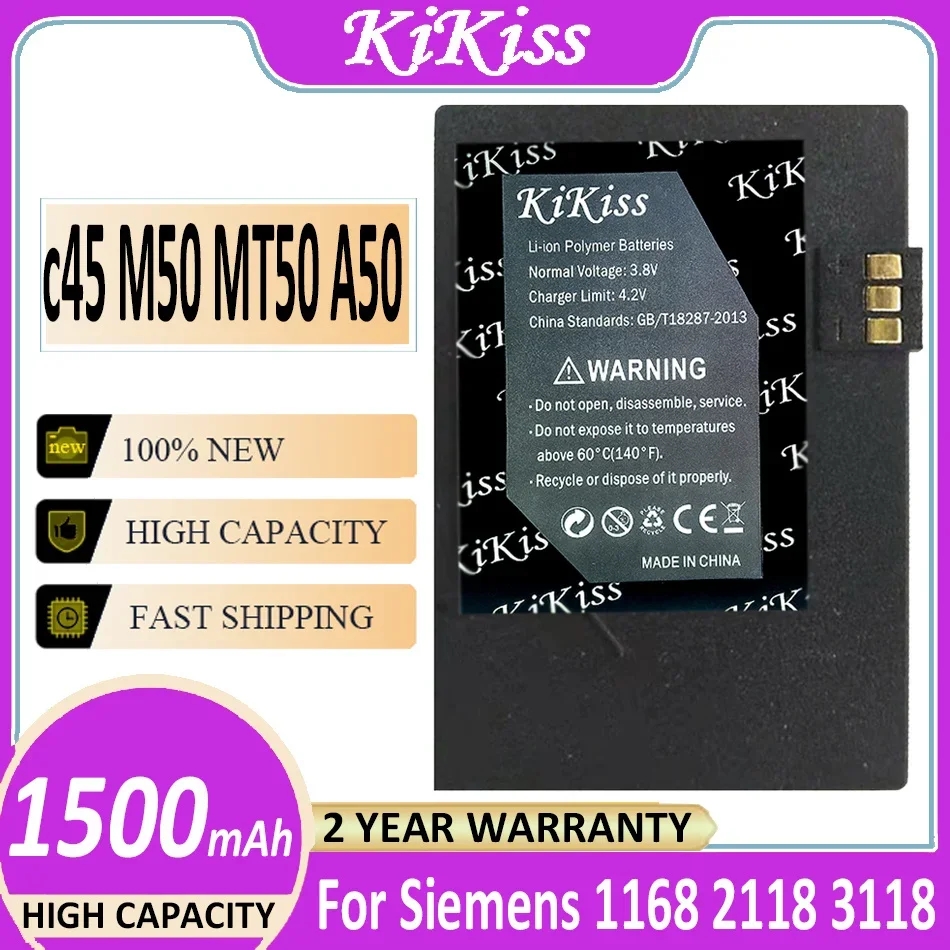 Batteria 1500Mah Per Siemens 1168 2118 3118 C45 M50 Mt50 A50 Cellulare Batteria + Numero Di Tracciamento