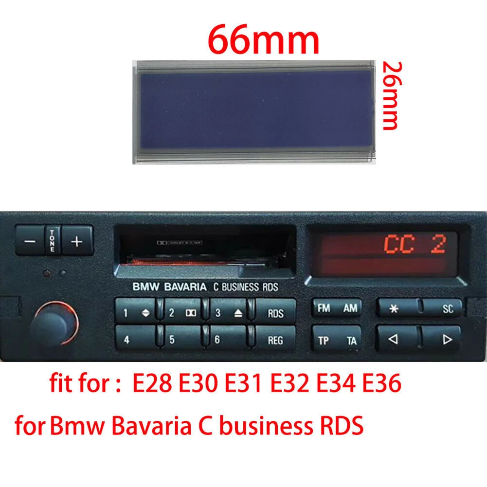 1 Display Di Riparazione Lcd Per Autoradio Da 20 Piedi Per Bmw E28 E30 E31 E32 E34 E36 Bavaria C Business Rds Ke-92Zbm Schermo Pixel Mancante Riparazi