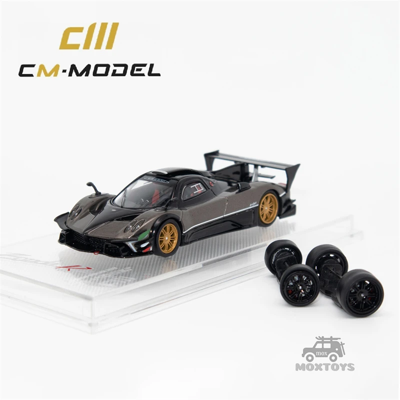 Cm Modello 1:64 Pagani Zonda R Evolution Track Version Copper Grey Diecast Model Car