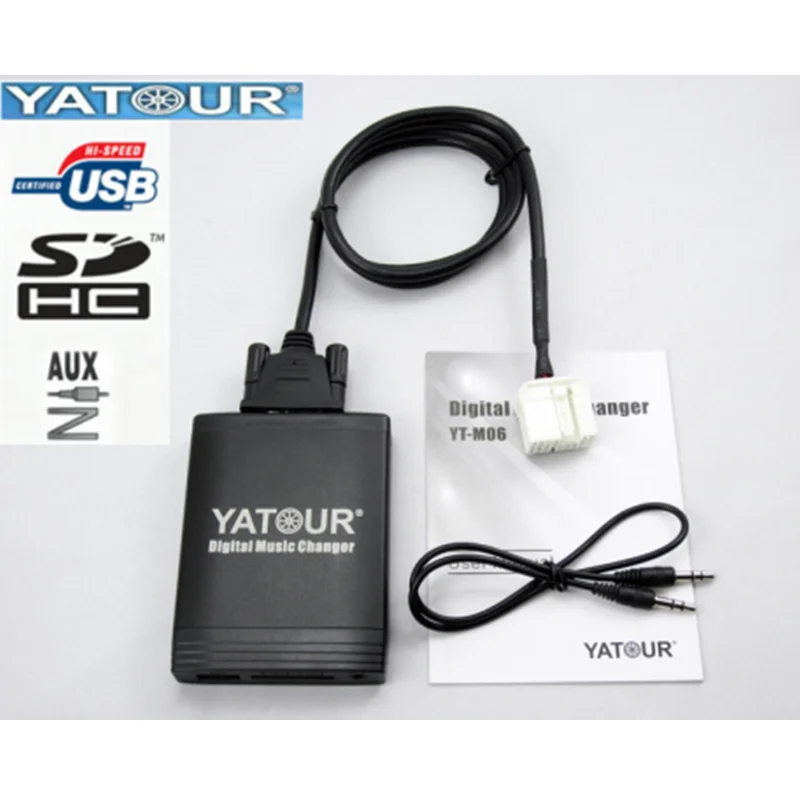 Yatour Car Usb Mp3 Player Audio Per Acura Honda Accord Civic Crv Adapter Sd Aux Digital Stereo Ytm06