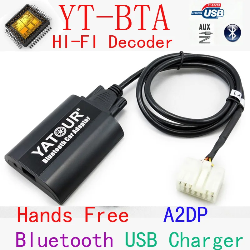 Yatour Bta Bluetooth Mani Libera La Chiamata A2Dp Kit Per Auto Per Toyota Big 5 + 7 Lexus Scion A2Dp Musica Per Smart Phone Con Telecomando Di Control