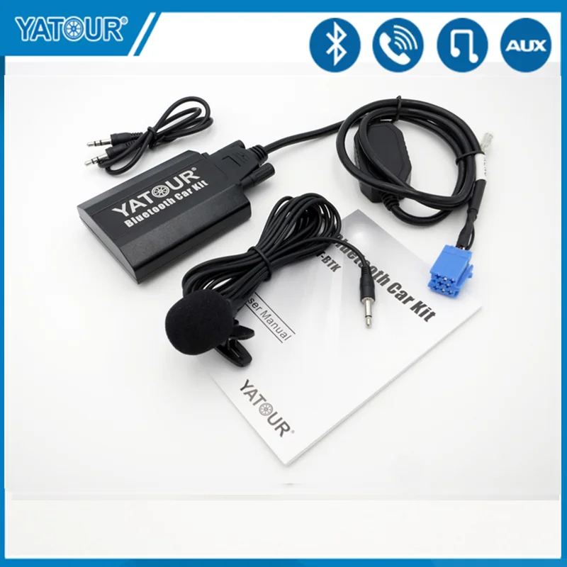 Yatour Per Auto Bluetooth Aux Kit Per Renault Laguna Megane Scenic Siemens Vdo Dayton 8-Pin Mp3 Lettore Cd Changer Adattatore Ytbtk