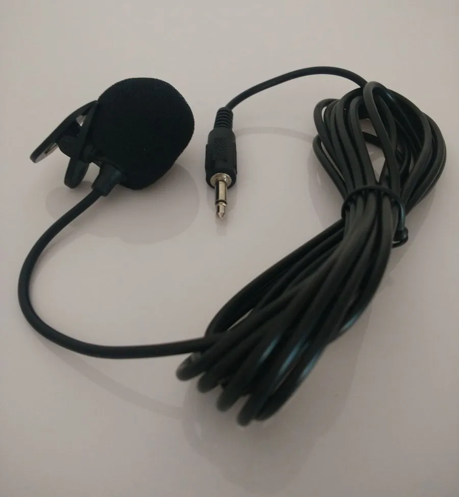 3.5Mm Jack Mic Bluetooth Car Gps Microfono Esterno Mini Microfono Cablato Android Wince Car Dvd Radio Stereo Player Unità Principale 3M