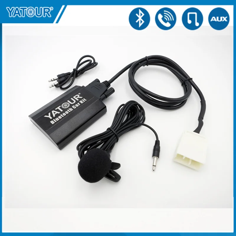 Lettore Bluetooth Per Moto Yatour Per Honda Goldwing Gl1800 Aux Audio Mp3 Adapter Stereo