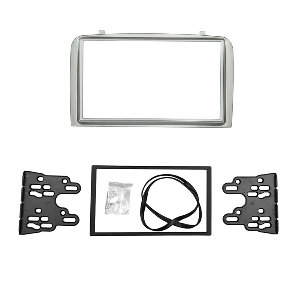 Fascia Per Autoradio Carbar Double 2 Din Per Alfa Romeo 147 Cruscotto Telaio Pannello Trim Kit Car Stereo Dash