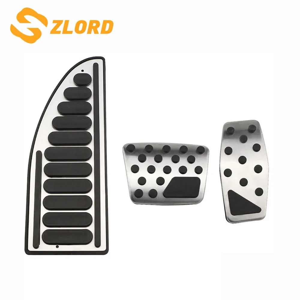 Zlord Copertura Pedale Poggiapiedi Pedale Auto Per Fiat 500 X 500X 2015 - 2020 Accessori Auto Pedale Freno A Gas Auto