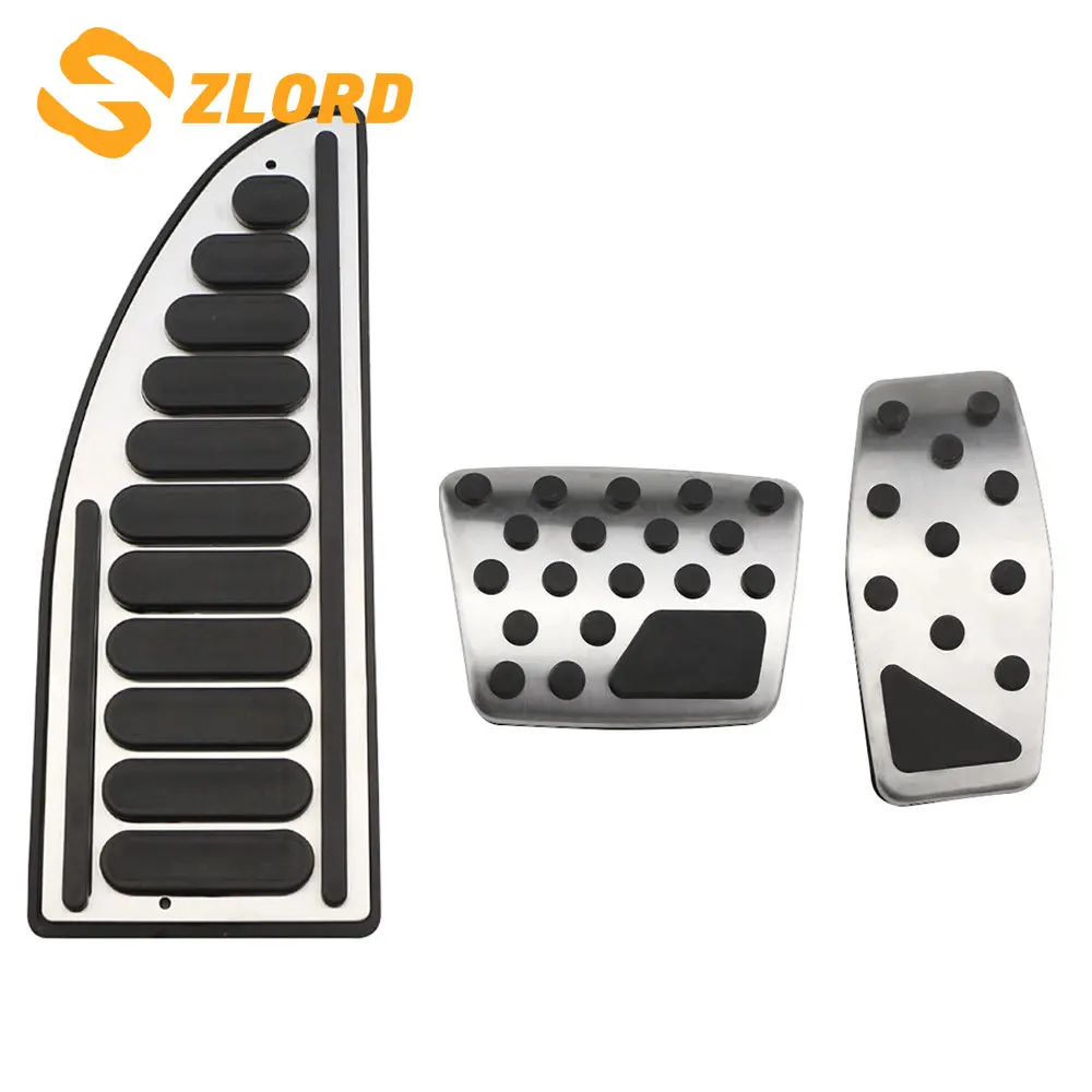 Zlord Pedale Poggiapiedi Automatico Per Fiat 500 X 500X 2015 - 2020 Pedale Freno A Gas Per Auto Frizione Pedali Auto Accessori
