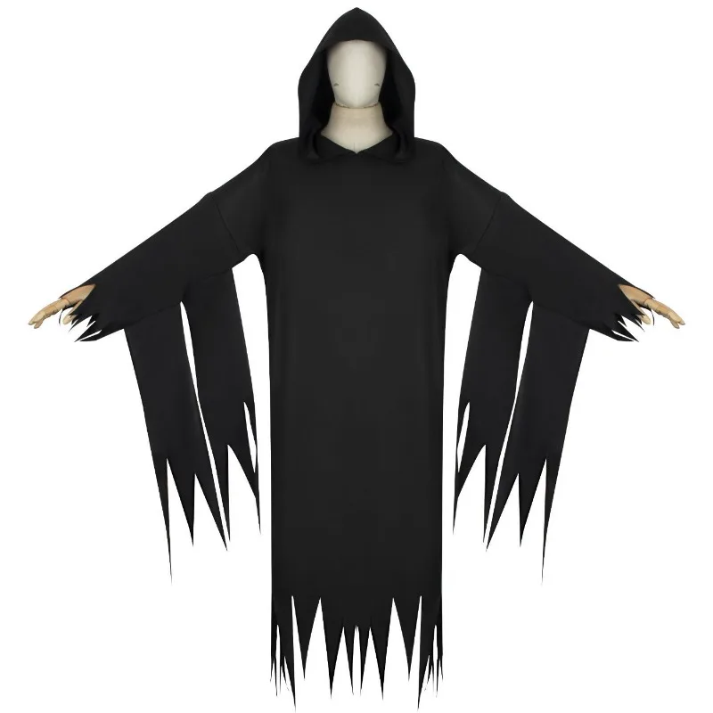 2023 6 Head Set Ghost Face Mask Cos Skull Ghost Death Terror Halloween Party Clothes Tute Set Completo