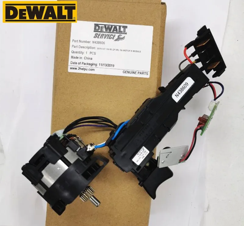 Dc 18V 20V Dewalt N438606 Motore E Interruttore Per N678970 Dcd796 Dcd791 N438609 Dcd791P2 Dcd791D2 Dcd791B Dcd791P2