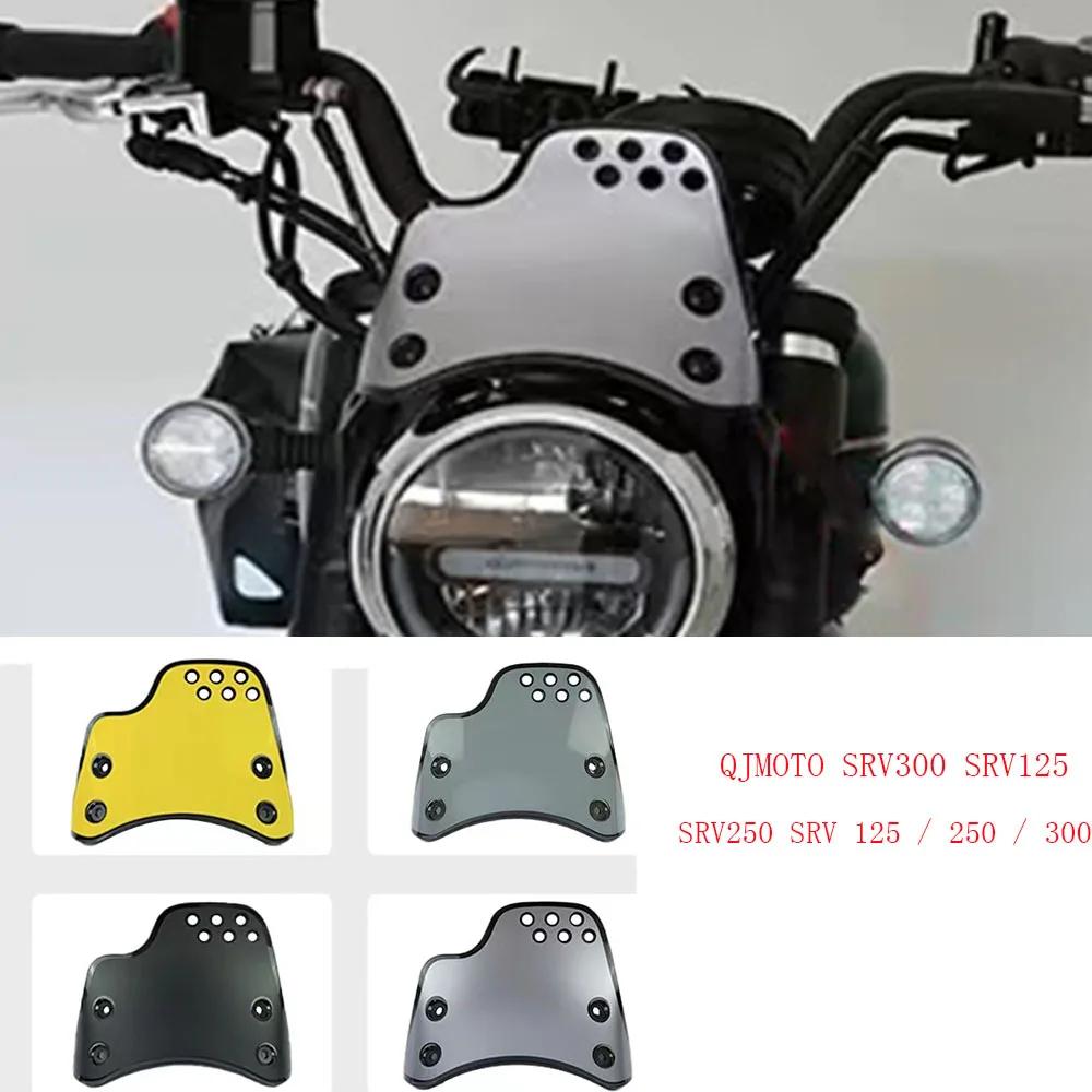 Accessori Moto Fit Qjmoto Srv300 Srv 125 Parabrezza Stile Retrò Richiedi Motore Qj Srv300 Srv 125 Srv250 Srv 125/250/