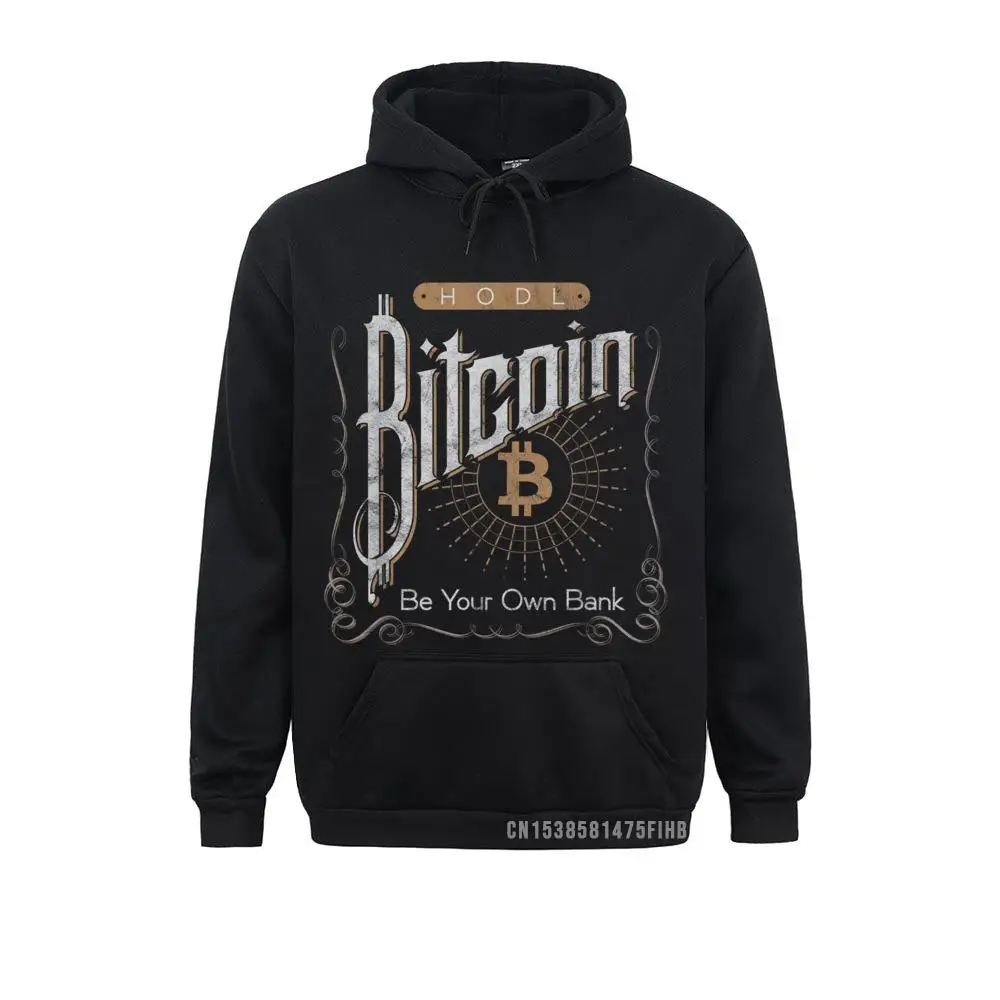 Vintage Bitcoin Hodl Be Your Own Bank Distressed Crypto Hoodie Youth Felpe Con Cappuccio High Street Sportswears Festa Della Mamma