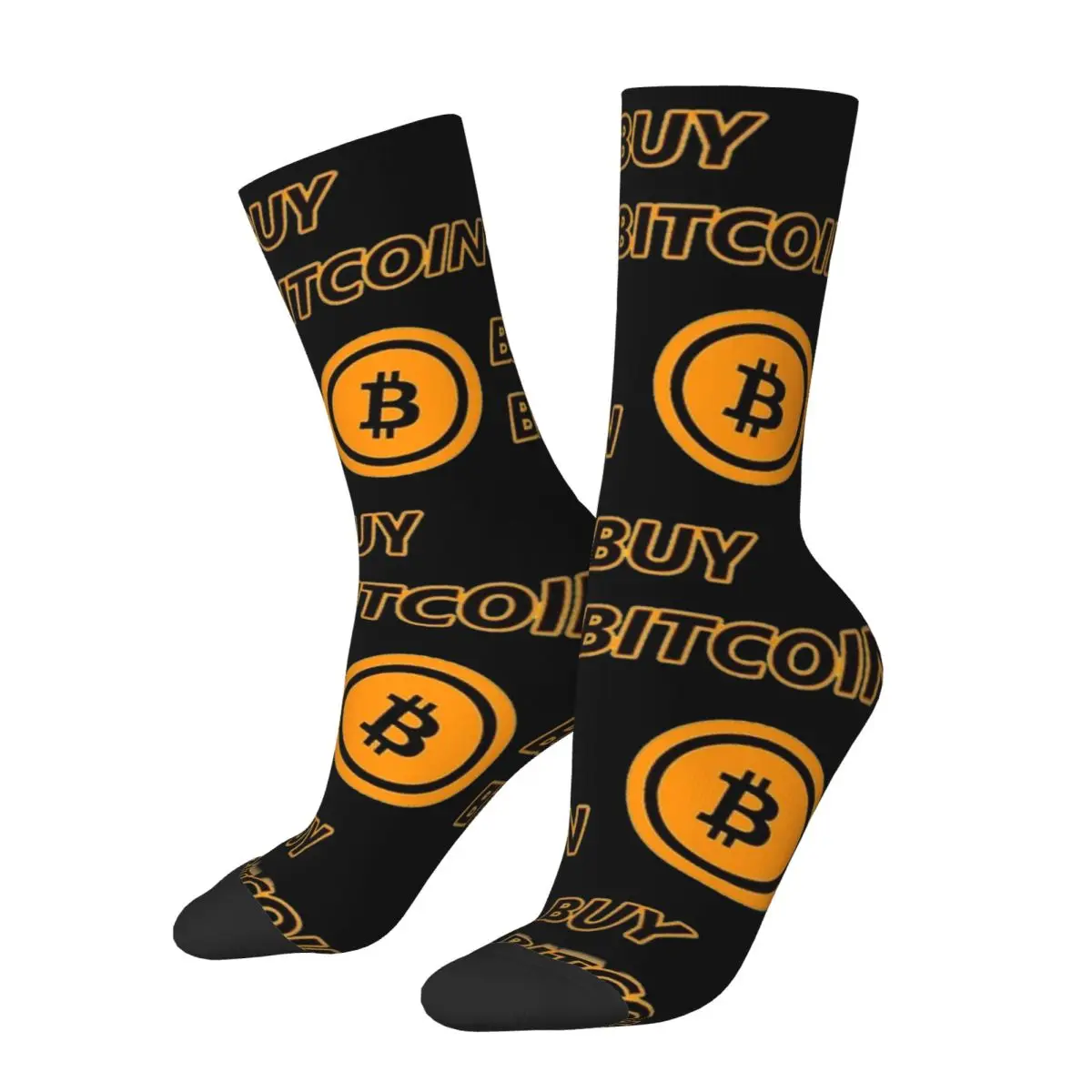 Acquista Bitcoin Casual! Tema Cozy Crew Socks Merch All Season Personaliesd Cute Crew Socks Traspirante