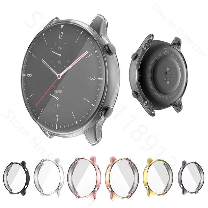 Custodia Protettiva Per Amazfit Gtr 2E Gtr2 Smart Watch Tpu Custodia Protettiva Completa Shell Per Huami Amazfit Gtr 2 / 2E Custodie Per Schermi