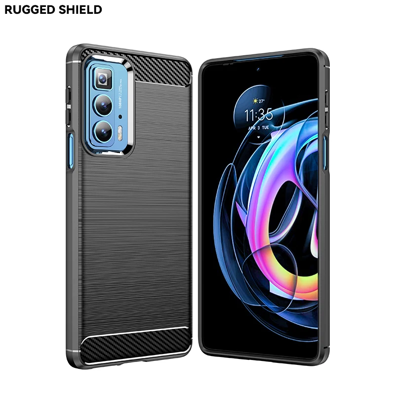 Per Cover Motorola Edge 20 Pro Custodia Per Motorola Edge 20 Pro Paraurti Custodia Posteriore In Fibra Di Carbonio In Silicone Per Moto Edge 20 Pro Co