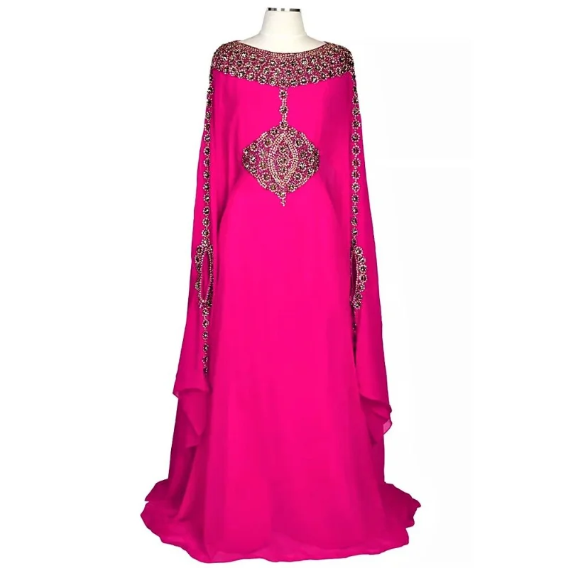 Farasha Islamico Caftano Abaya Bellissimo Abito Lungo Caftano Moda Kurta Indiano Per Le Donne