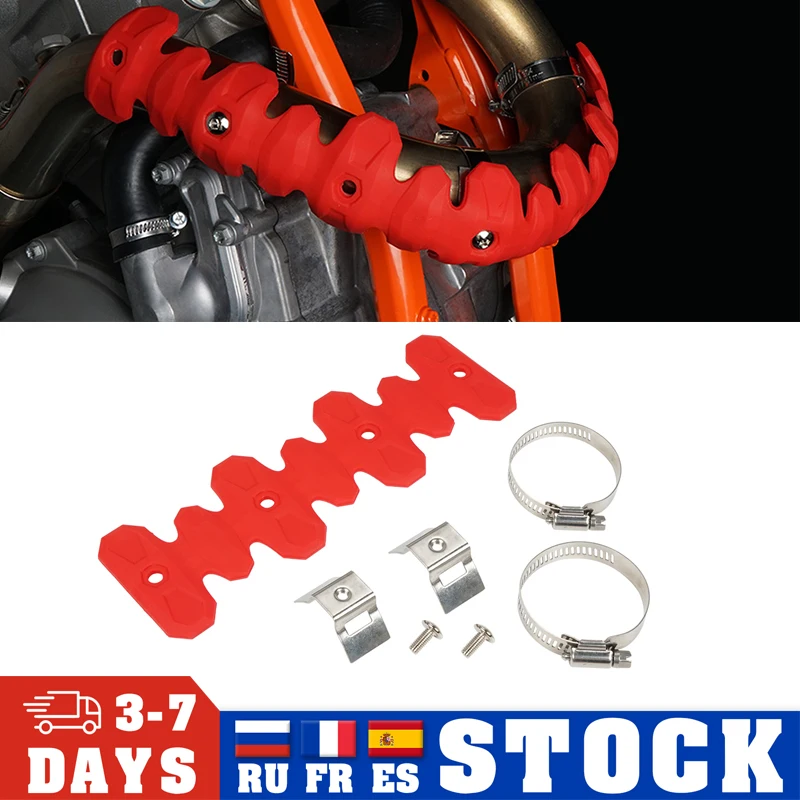 400Mm/220Mm Scarico Heat Shield Marmitta Guard Protector Cover Per Beta Rr Rs 125 250 300 350 450 Honda Suzuki Husqvarna Yamaha