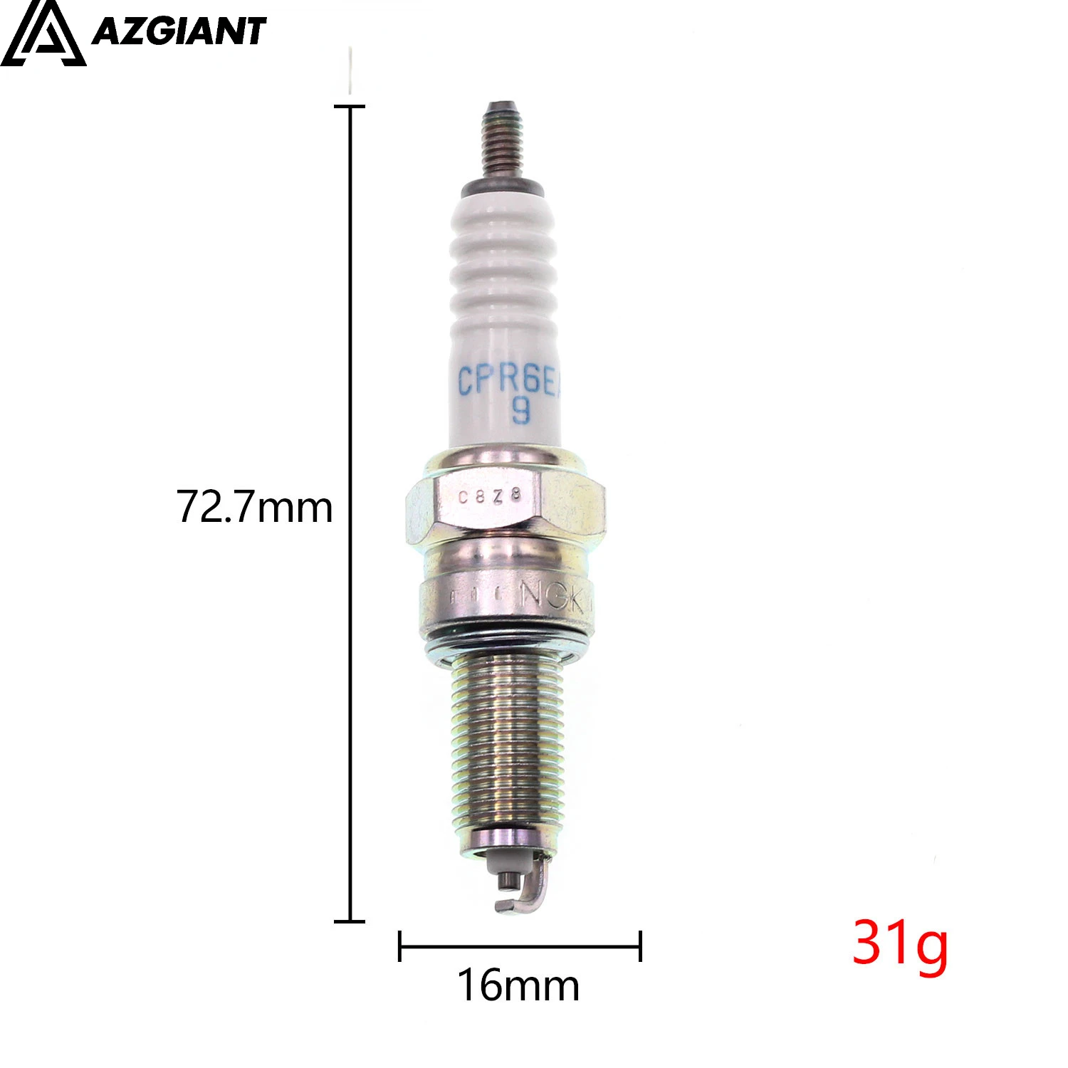 1Pc Nuovo Originale Spina Di Scintilla Del Motociclo Cpr6Ea-9 Cpr7Ea-9 Cpr8Ea-9 Dpr7Ea-9 Dpr8Ea-9