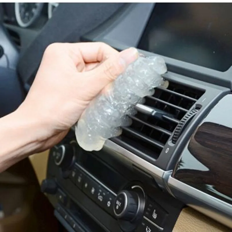 2 Pezzi Super Magic Clean Glue Car/Keyboard Cleaner Auto Universal Super Cleaning Glue Microfibra Dust Tool Gel Di Fango