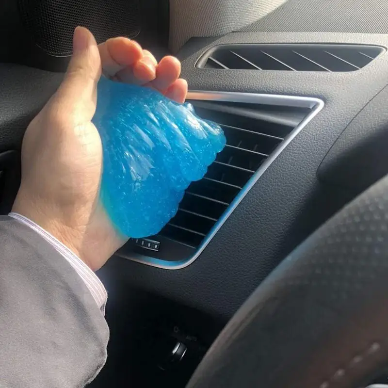 Auto Dust Dirt Cleaning Gel Slime Super Clean Mud Clay Car Vent Magic Dust Remover Colla Computer Keyboard Dirt Cleaner