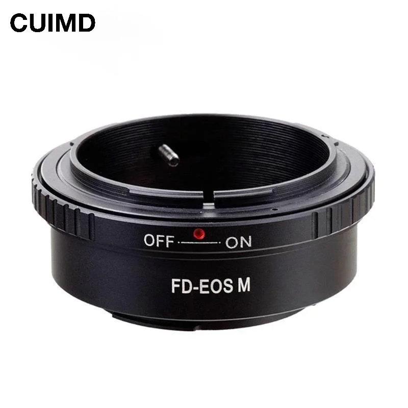 Fd-Eos Mount Adapter Ring For Canon Fd Lens To Ef Eos Mount Camera Camcorder Precision Machining Can'T Wear Lens Protect
