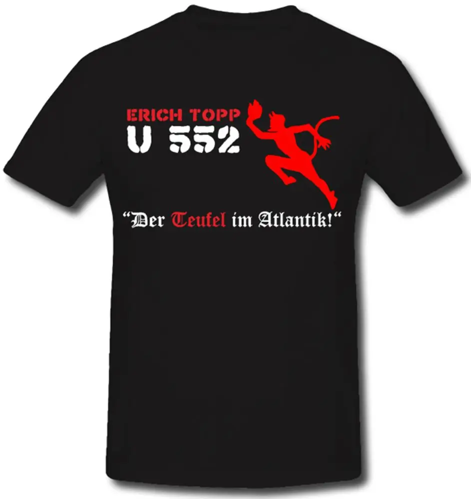 Der Teufel Im Atlk Tip Vii C U 552 T-Shirt Con Stivale A U Topp Sottomarino. T-Shirt Da Uomo O-Collo Manica Corta In Cotone Premium Novità