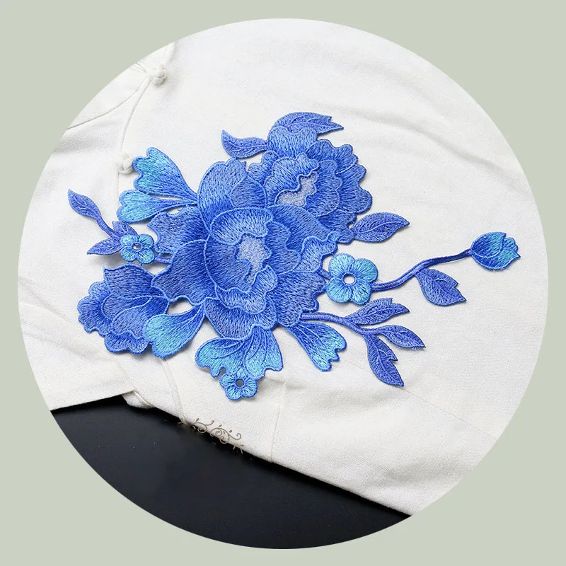 Qualità Parches Toppe Para La Ropa Fiore Ricamato Patch Per I Jeans Cuce Sulle Patch Per Abbigliamento Parches Bordados Ropa