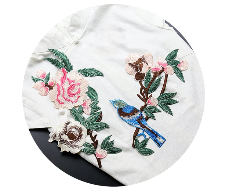 Parches Di Qualità Toppe Para La Ropa Toppe Ricamate Con Fiori Per Jeans Cucire Su Toppe Per Abbigliamento Parches Bordados Ropa