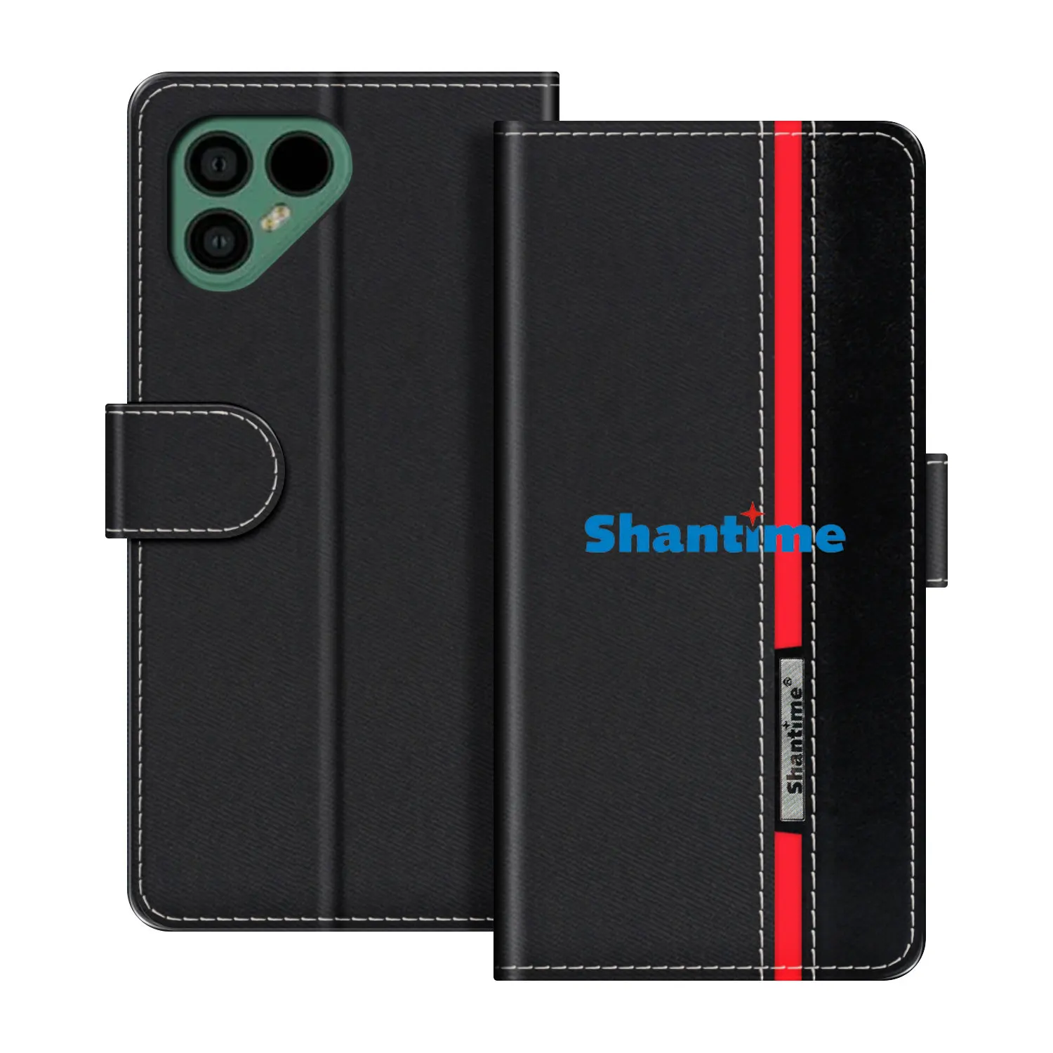 Per Custodia Per Telefono Fairphone 4 Per Custodia A Portafoglio Fairphone 4 5G, Custodia Magnetica In Pelle Flip Per Cover Per Telefono Fairphone 4