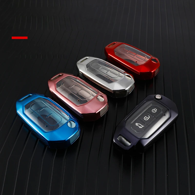 Custodia Portachiavi In Tpu Con Protezione A 360 ° Per Ford Focus Fiesta Ranger Mondeo Mk4 Fusion Kuga S-Max Transit Key Cover Shell Anti-Usura