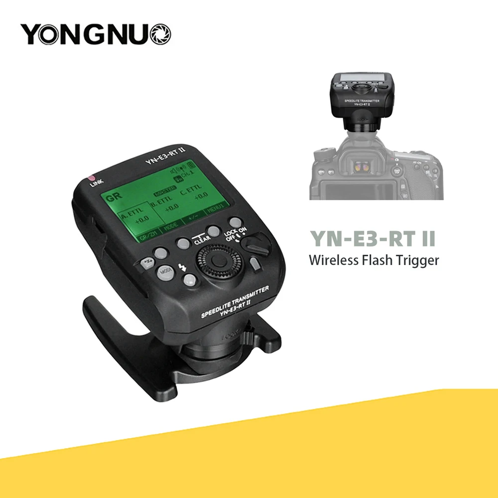 Yongnuo Yn-E3-Rt Ii Ttl Flash Trigger Trasmettitore Speedlite Per Fotocamere Canon St-E3-Rt / 600Ex-Rt / Yn686Ex-Rt / Yn600Ex-Rt Ii
