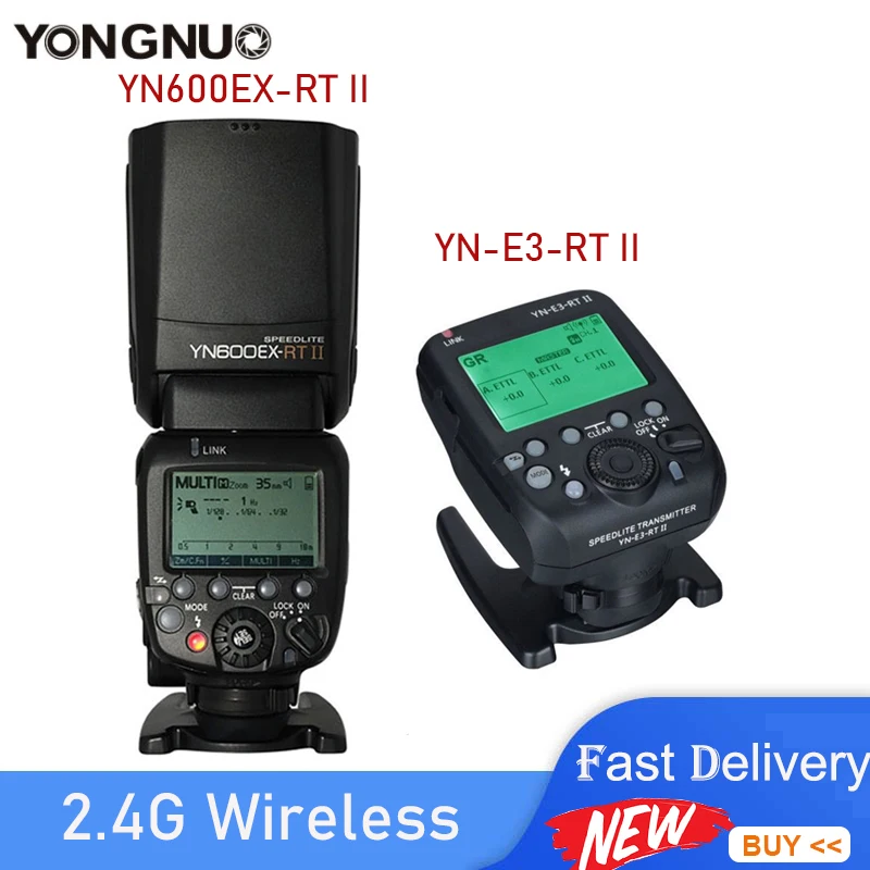 Yongnuo Yn600Ex-Rt Ii 2.4G Wireless Hss 1/8000S Master Ttl Flash Speedlite Per Yn600Ex-Rt Ii Canon 600Ex Canon Camera