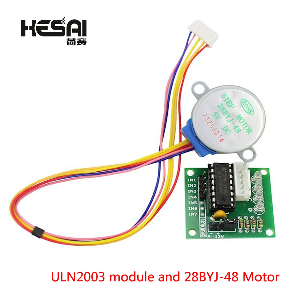 Smart Electronics 28Byj-48 5V 4 Fasi Dc Gear Stepper Motor + Scheda Driver Uln2003 Per Arduino Kit Fai Da Te