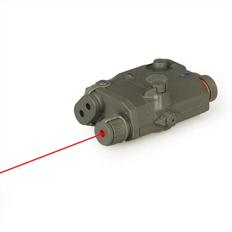 Pistola Tattica Laser Red Dot Sight Peq 15 La-5 Custodia Per Batteria Mirino Laser Rosso Per Caccia Gz200025