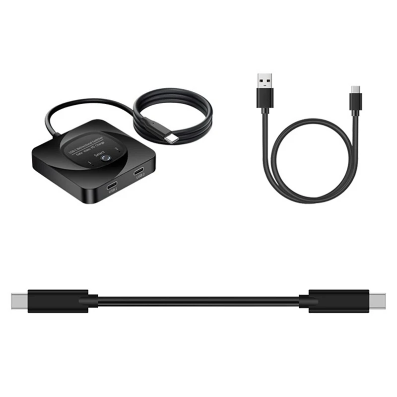 Usb-C Switch Distributore Two In One Out Converter Type-C 2 In 1 Out 8K Switcher Interconvertibile Portatile Bidirezionale