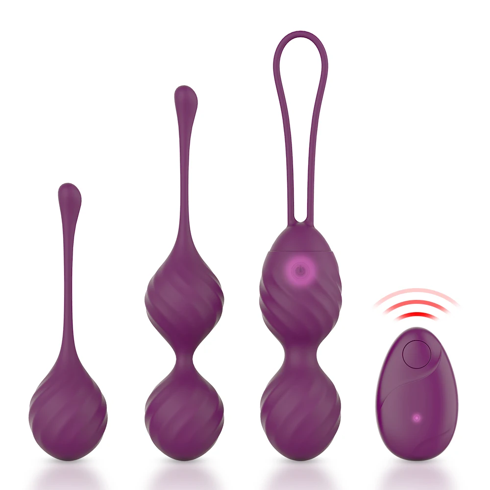 Vagina Balls Vibratore Trainer Giocattoli Del Sesso Silicone Ben Wa Balls Vagina Serraggio Ginnico Kegel Ball Uovo Vibrante Giocattolo Del Sesso Delle