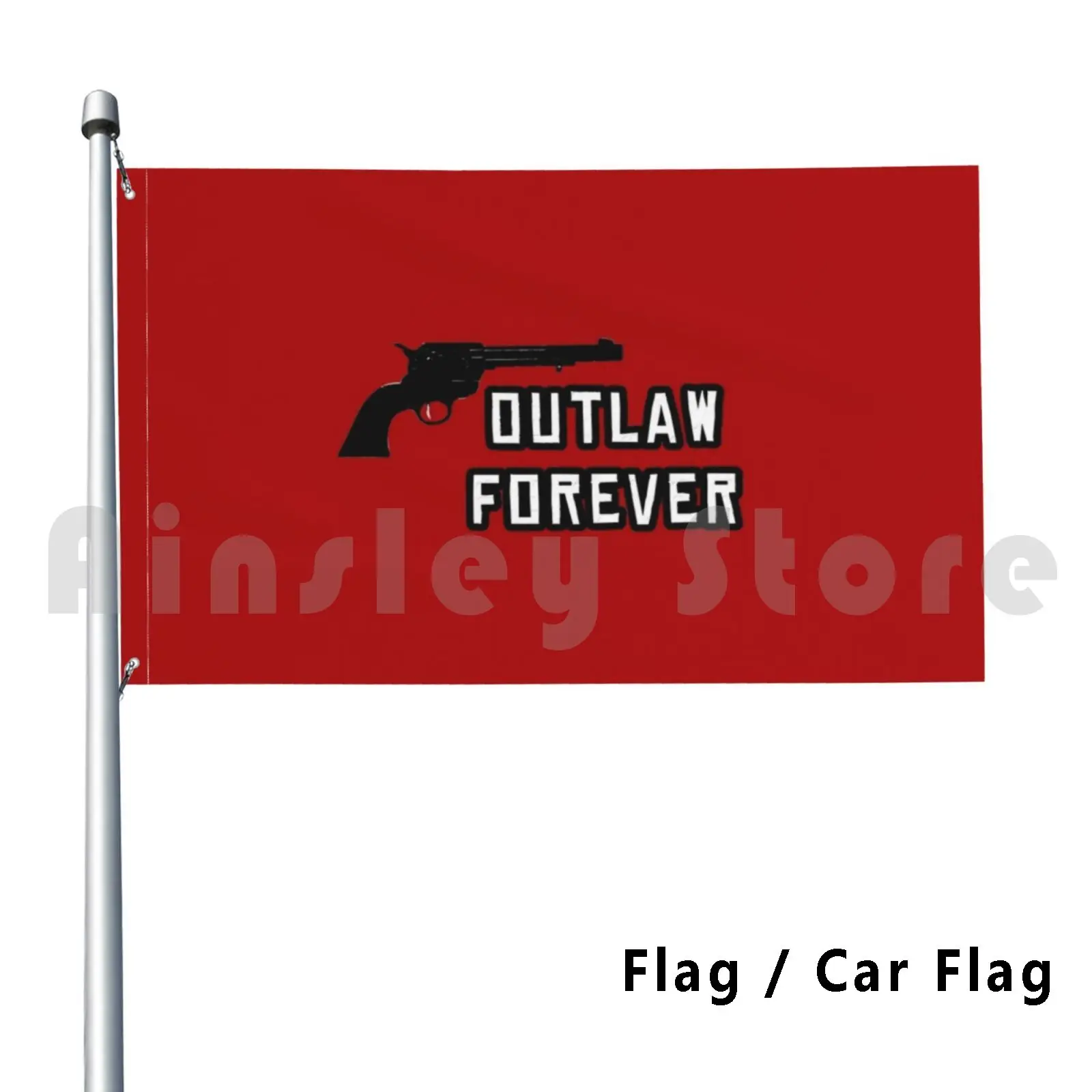Outlaw Forever Outdoor Decor Flag Car Flag Redemption 2 Redemption Rdr2 Redemption Outlaw Arthur Morgan John