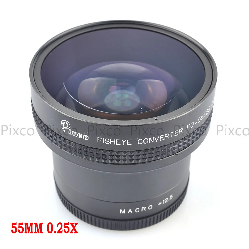 55 Millimetri 0.25X Super Macro Wide Angle Fisheye Lens Per Canon Nikon Pentax Dslr Slr Macchina Fotografica 55 Millimetri Lens Discussione