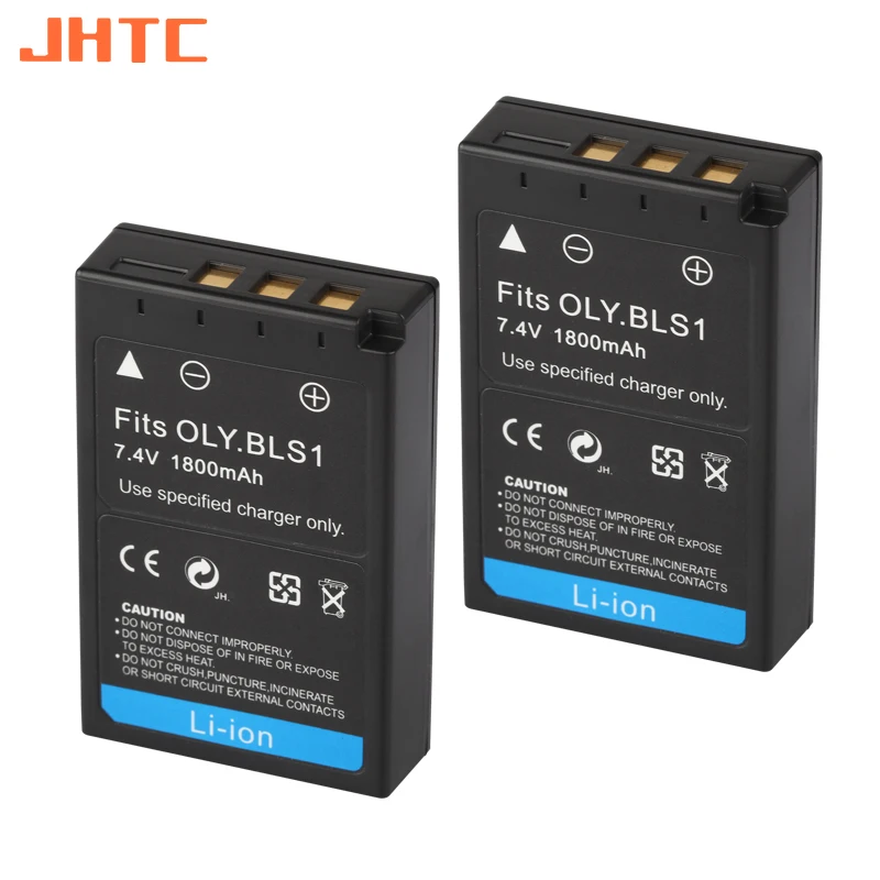 Batteria Ps-Bls1 Ps Bls1 Per Batterie Olympus Ep2 Epl1 Epl2 Ep1 Bls5 E-400 Evolt E-410 Evolt E410 E-420 Psbls1 1800Mah