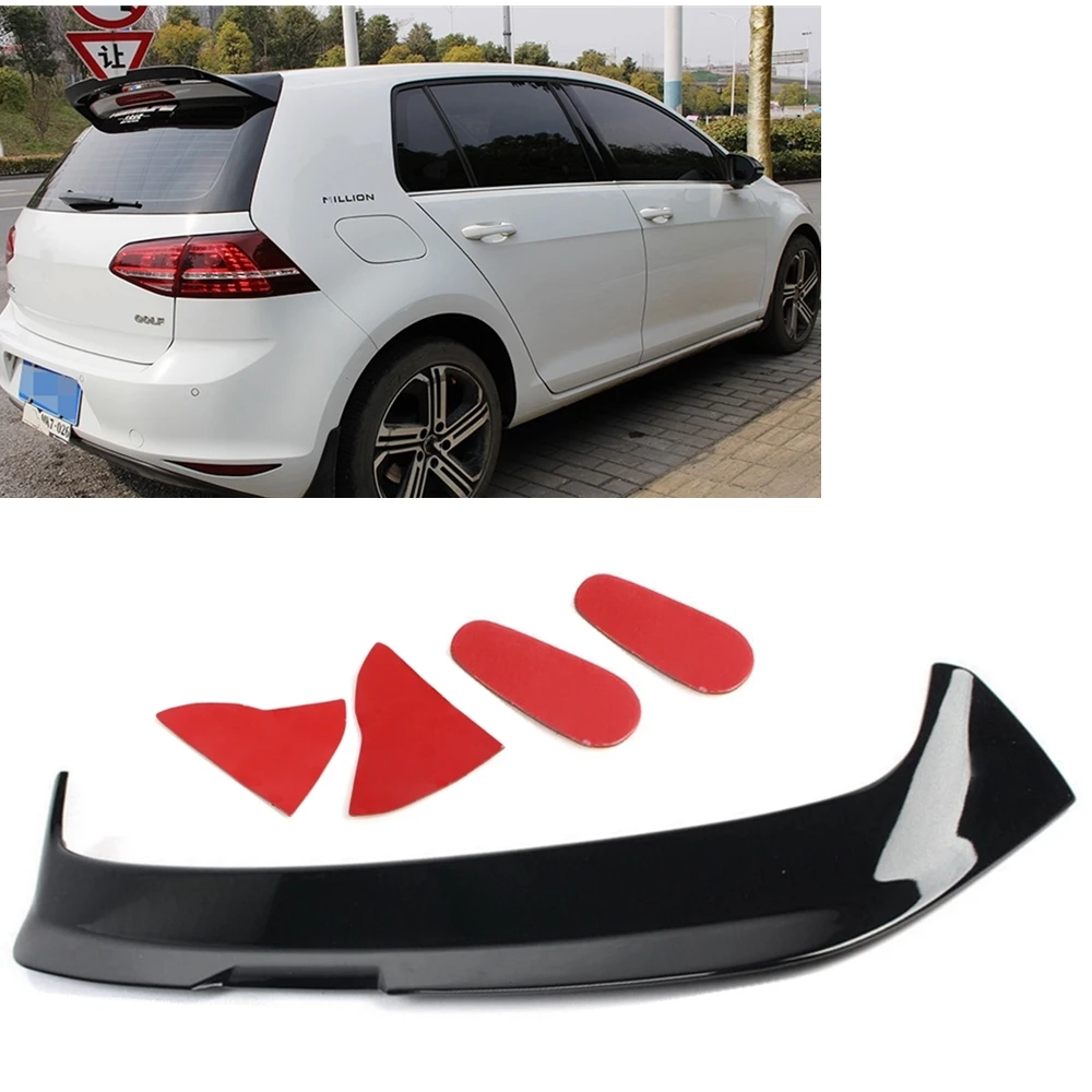 Spoiler Sul Tetto Posteriore Wing Car Tail Gate Trunk Window Splitter Lip Trim Per Volkswagen Vw Golf 7 7.5 2014-2019 Versione Base