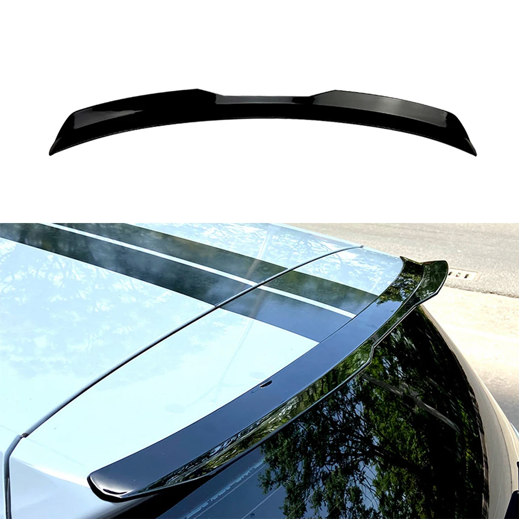 Spoiler Posteriore Nero Per Volkswagen Golf 7 Mk7 Golf 7.5 Gti R Max 2014-2020 Car Rear Roof Trunk Spoiler Lip Trim