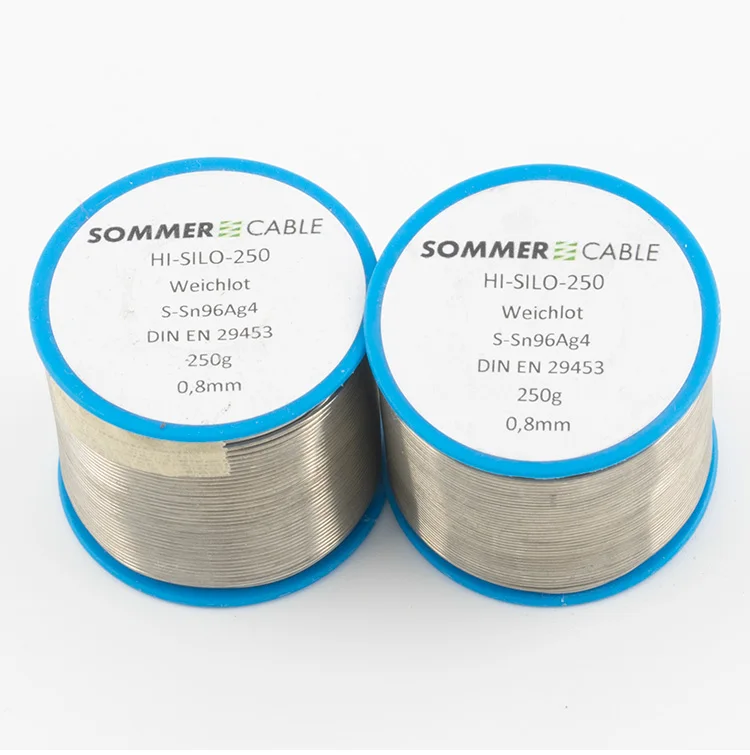 Cavo Sommer Originale Tedesco Originale Hi-Silo-250 Hicon Silver Solder, Ad Alte Prestazioni Con 4% Argento Senza Piombo Accord