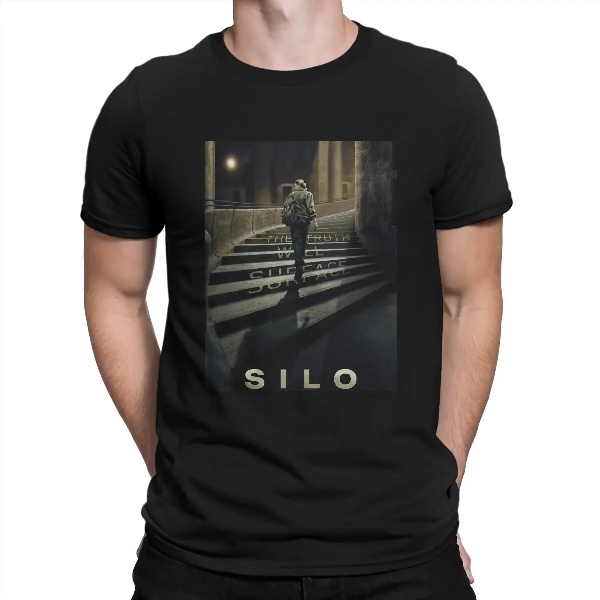 Silo Tv Drama Maglietta Da Uomo Silo Movie Distintivo Maglietta Grafica Streetwear Hipster