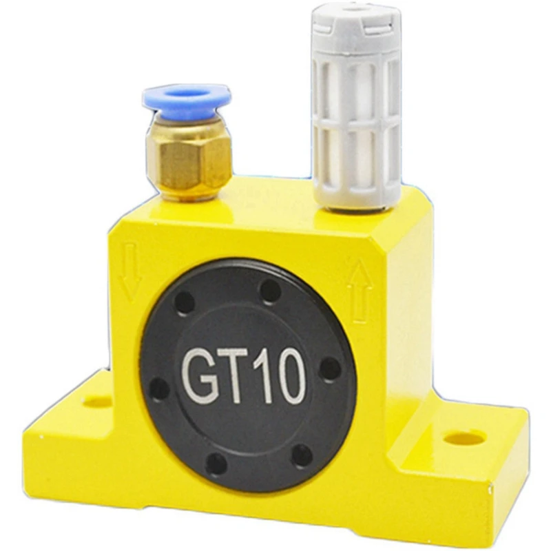 Piccola Conduttura Silo Vibrazione Battitore Gt10 Pneumatico Turbina Ad Aria Vibratore Pneumatico Turbina Vibratore Oscillatore Giallo