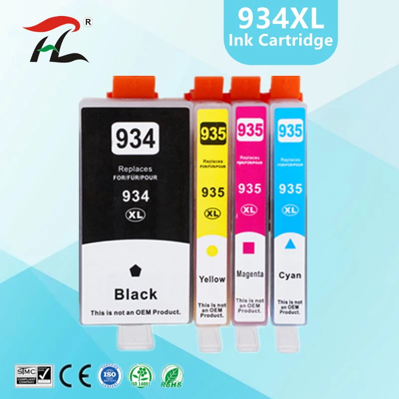 Cartuccia Di Inchiostro Compatibile Per Hp 934Xl 935Xl 934 Xl 935Xl 934 935 Per Hp 934 Officejet Pro 6812 6830 6815 6835 6230 6820 Stampante