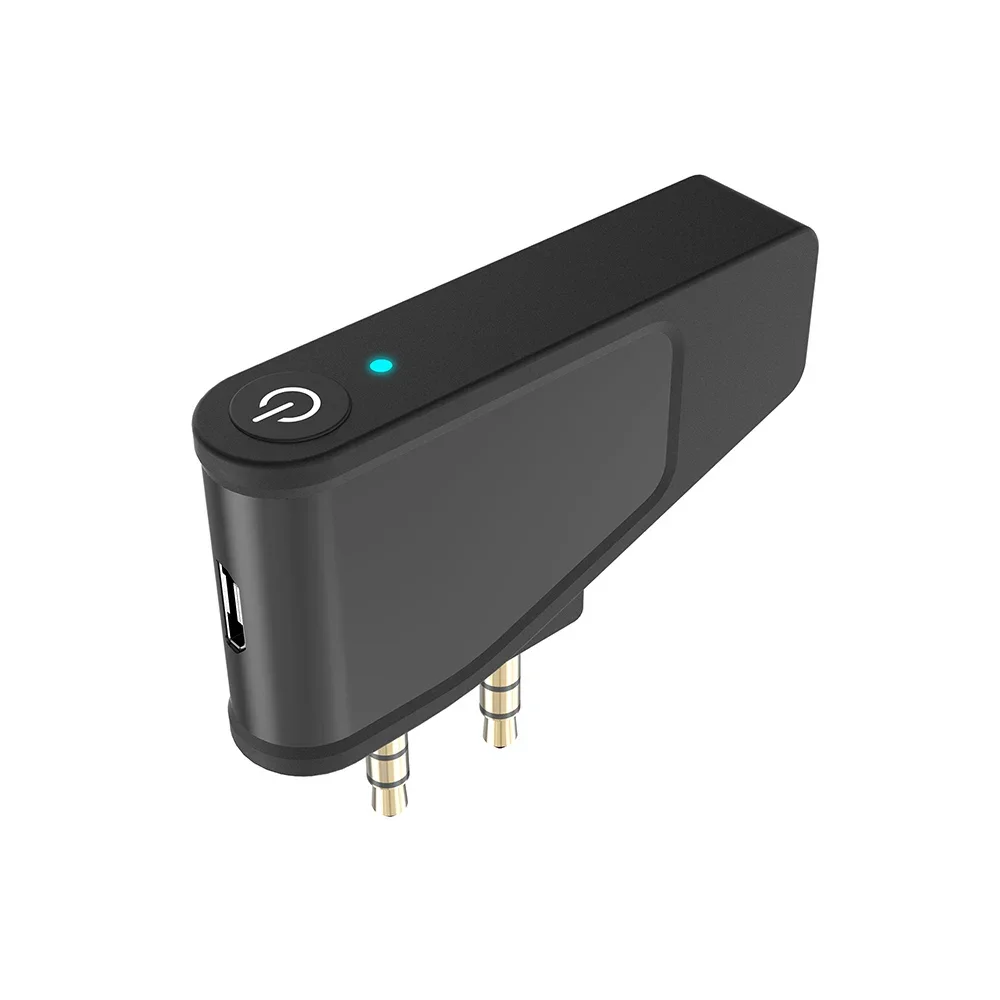 Bluetooth 5.3 Airplane Airline Flight Adapter A2Dp Trasmettitore Wireless Per Parrot Zik 1.0 2.0 3.0 Cuffie Bluetooth Cuffie