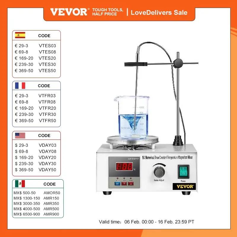 85-2 Magnetic Stirrer Mixer Hot Plate 1000Ml Agitatore Magnetico Digitale Mixer Magnetico 300W Digital Display Magnetic Stirrer Mixer