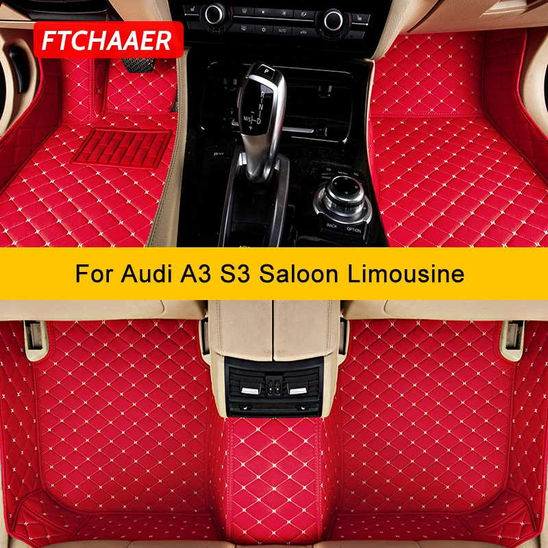 Ftchaaer Tappetini Auto Personalizzati Per Audi A3 S3 Saloon Limousine 2013-2023 Berlina Auto Tappeti Piede Coche Accessorie