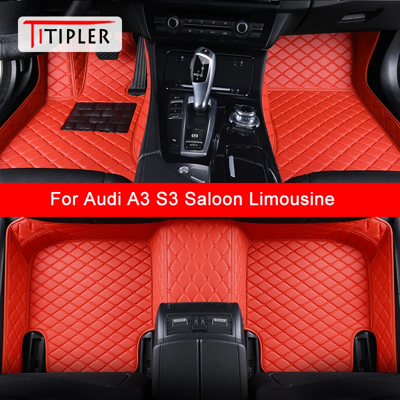Tappetini Auto Personalizzati Titipler Per Audi A3 Saloon S3 Limousine Berlina Accessori Auto Tappeto Piede