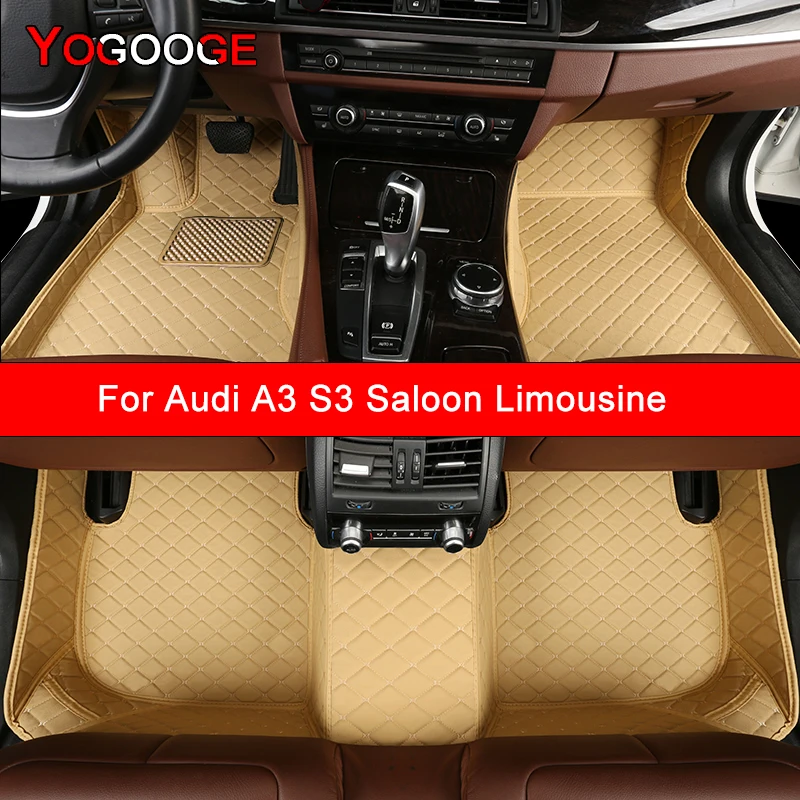 Yogooge Tappetini Auto Personalizzati Per Audi A3 Saloon S3 Limousine Berlina Accessori Auto Tappeto Piede