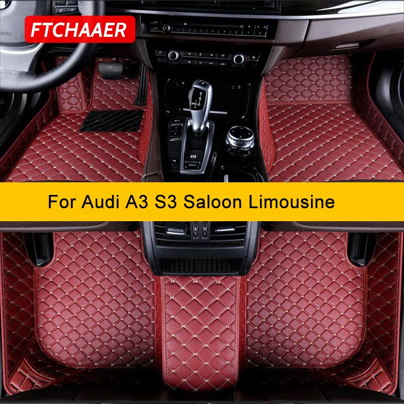 Ftchaaer Tappetini Auto Personalizzati Per Audi A3 S3 Saloon Limousine 2013-2023 Berlina Auto Tappeti Piede Coche Accessorie